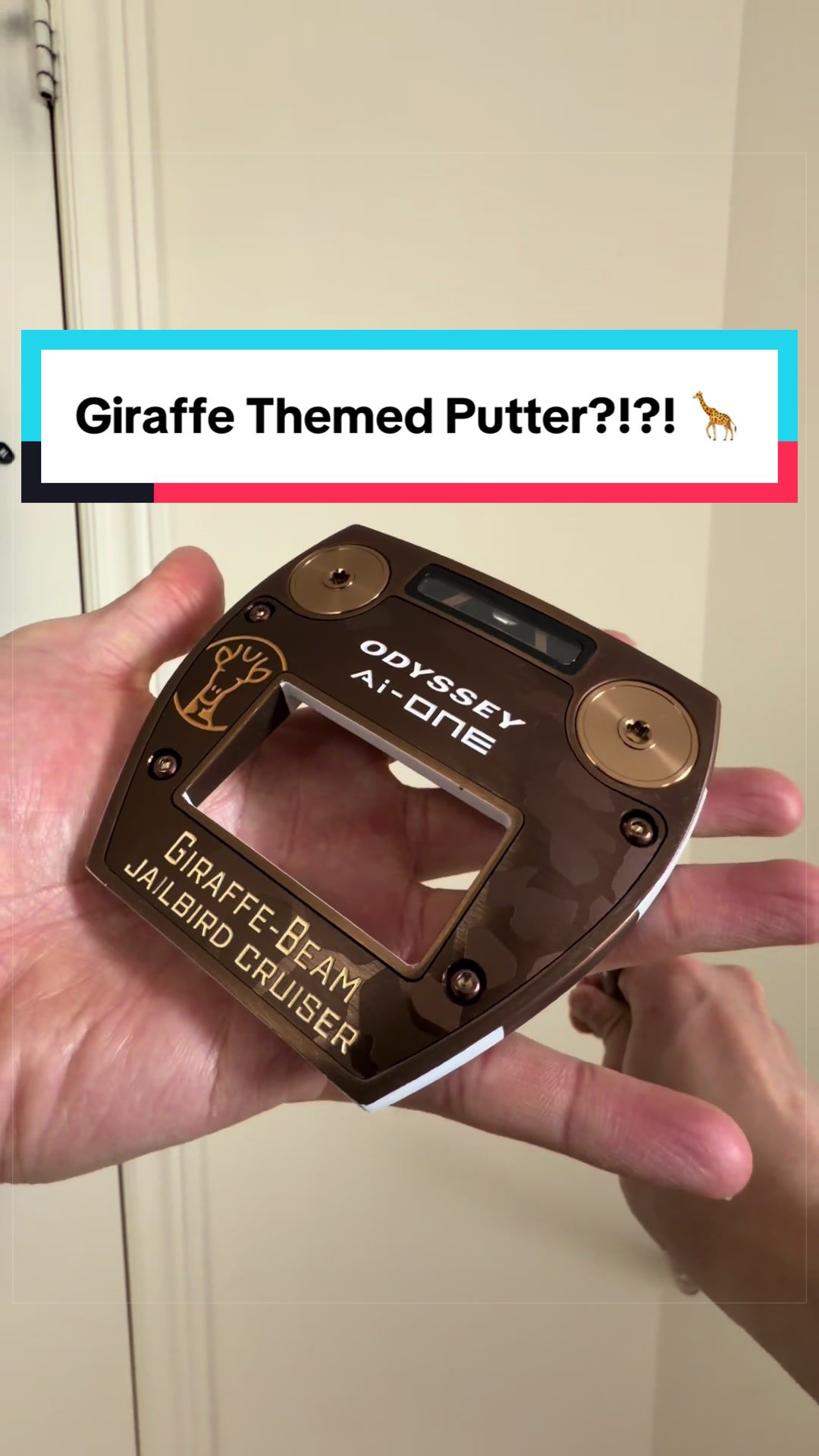 Giraffe themed putter?!